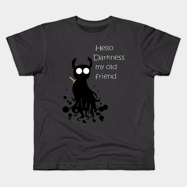 Hello Darkness Kids T-Shirt by Ferrell